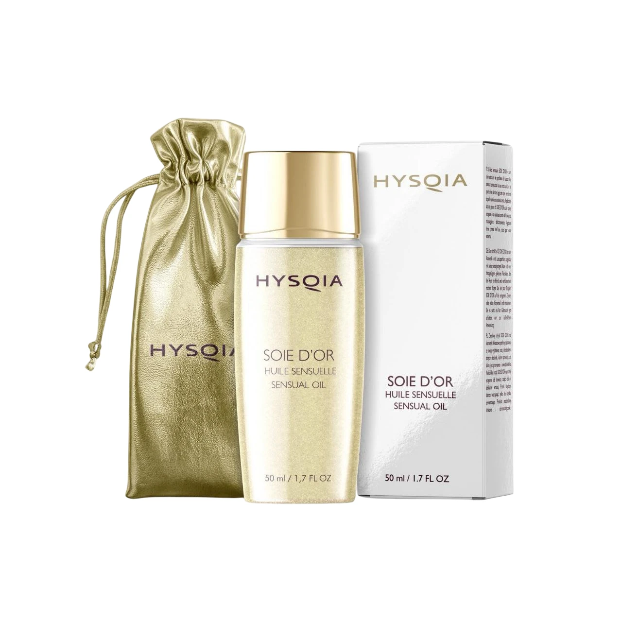 Парфумована олія для тіла Золотий Шовк Hysqia Intimately Swiss Golden Silk Voluptuous Oil, 50 мл