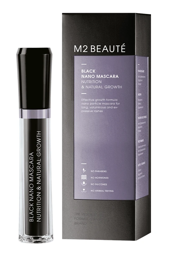 Nano туш-догляд з CU-пептидом для вій (+25%) Black Nano Mascara, 6 мл