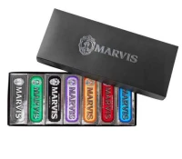 Набір із 7 видів класичних паст Marvis 7 Flavours Pack In Black Gift Box, 7x25 мл