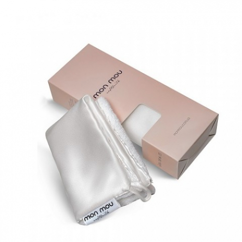 Набір рушників для обличчя з натуральним шовком Mon Mou Soft Silk Towels White