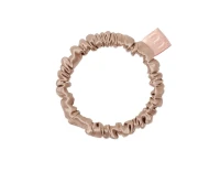 Тонка резинка з натурального шовку Mon Mou Silk Slim Scrunchie Beige