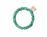 Тонка резинка з натурального шовку Mon Mou Silk Slim Scrunchie Green