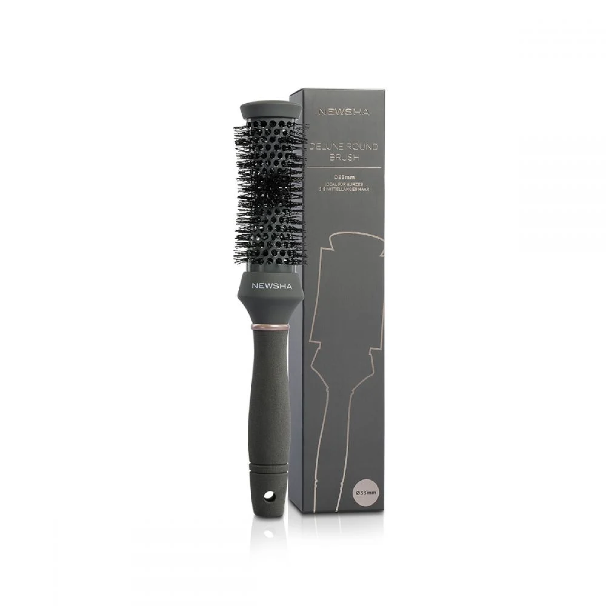 Круглий браш Newsha Deluxe Round Brush 33 мм