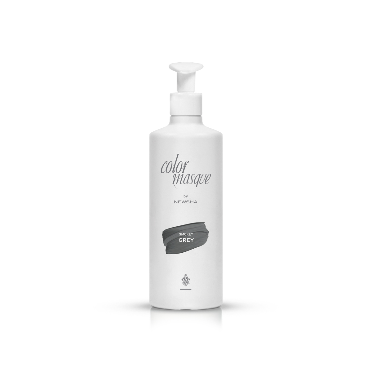 Кольорова маска Димчастий сірий Newsha Color Masque Smokey Grey, 500 мл