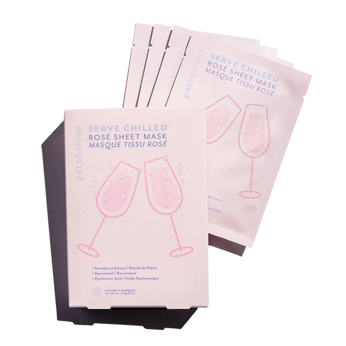 Освіжаюча маска для обличчя з екстрактом троянди Serve Chilled Rose Sheet Mask, 4 шт