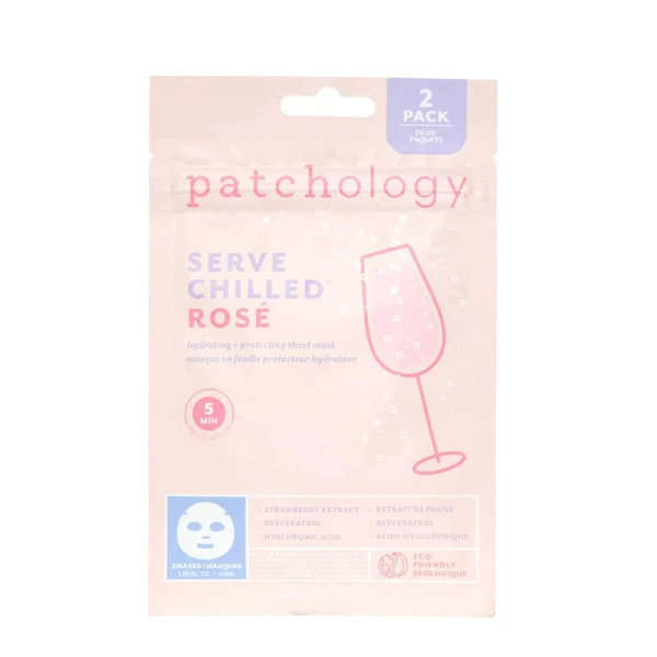 Освіжаюча маска для обличчя з екстрактом троянди Serve Chilled Rose Sheet Mask, 2 шт