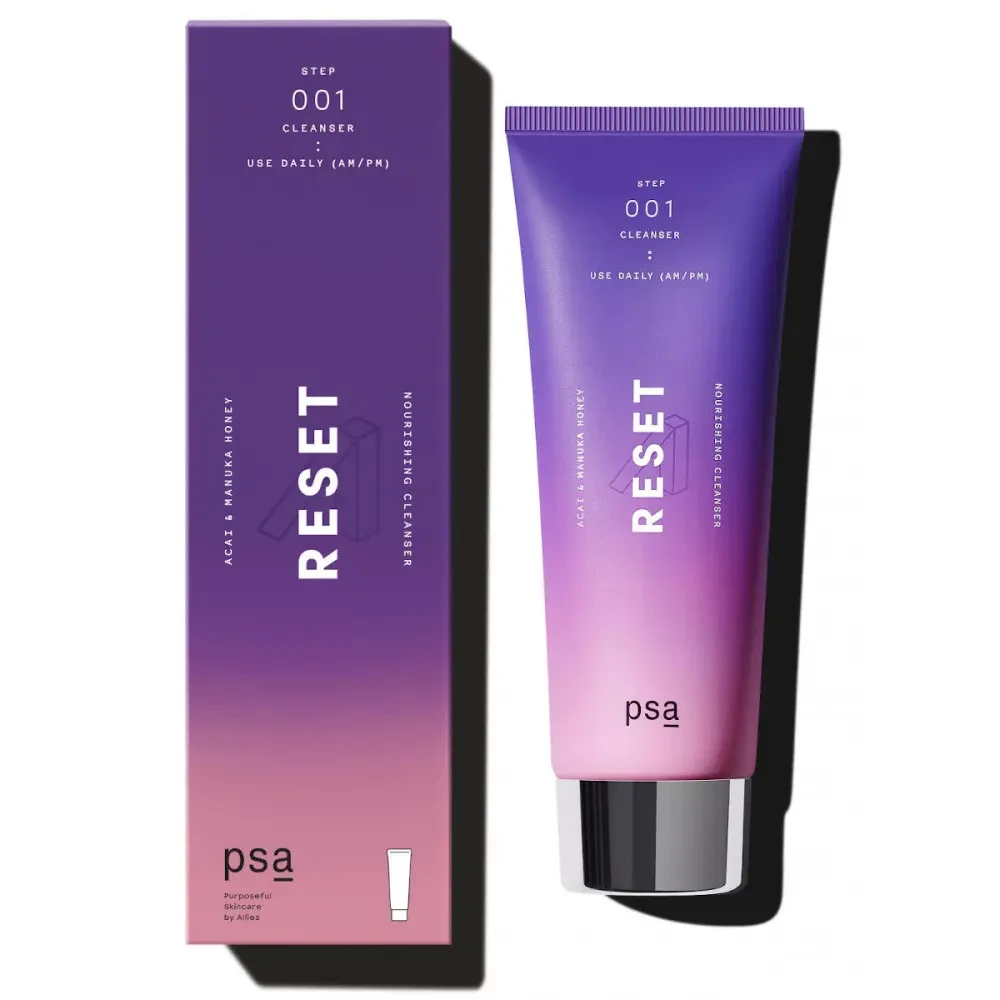 Поживний очищуючий засіб для обличчя Reset Acai & Manuka Honey Nourishing Cleanser, 100 мл