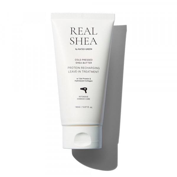 Термозахисний відновлюючий крем для волосся з маслом ши Real Shea Leave-in Treatment, 50 мл
