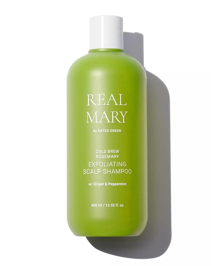 Глибокоочищаючий шампунь з соком розмарину Real Mary Exfoliating Scalp Shampoo, 400 мл