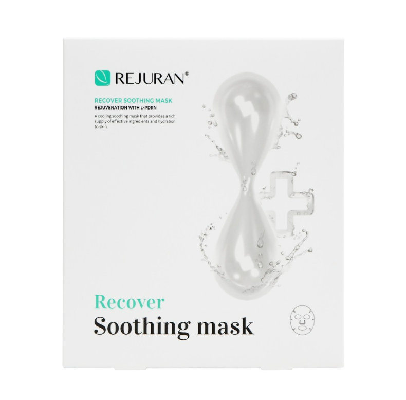 Заспокійлива маска для відновлення шкіри Rejuran Recover Soothing Mask, 5 шт