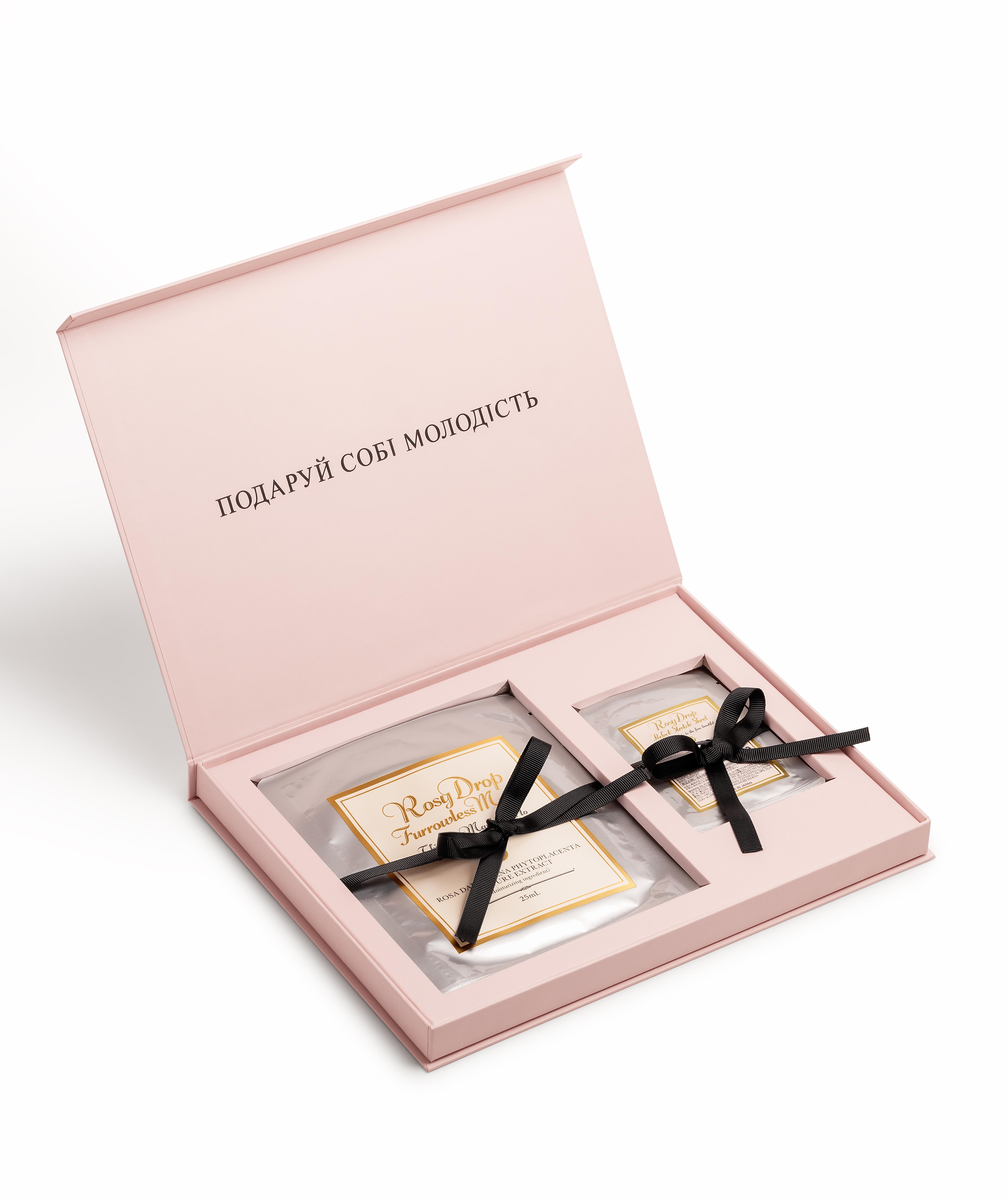 Подарунковий набір з двох бестселерів в прямокутній коробці Rosy Drop Duo Gift Set