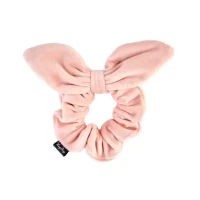 Резинка для волосся велюрова рожева Rosy Drop Rose