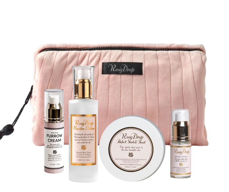 Подарунковий набір в косметичці Rosy Drop Pink Set