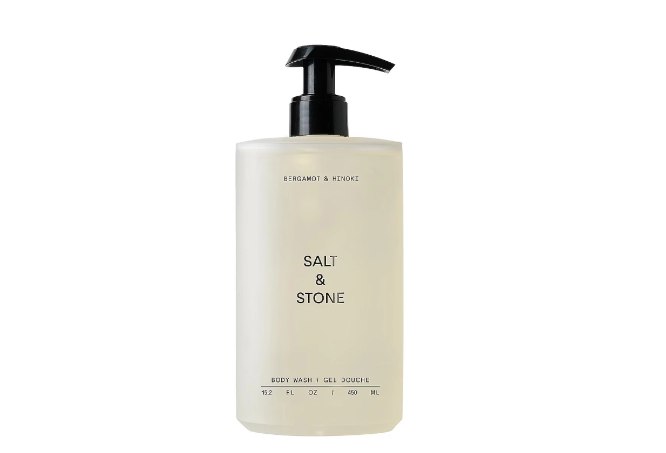 Антиоксидантний гель для душу бергамот та хінокі Salt & Stone Body Wash, 450 мл