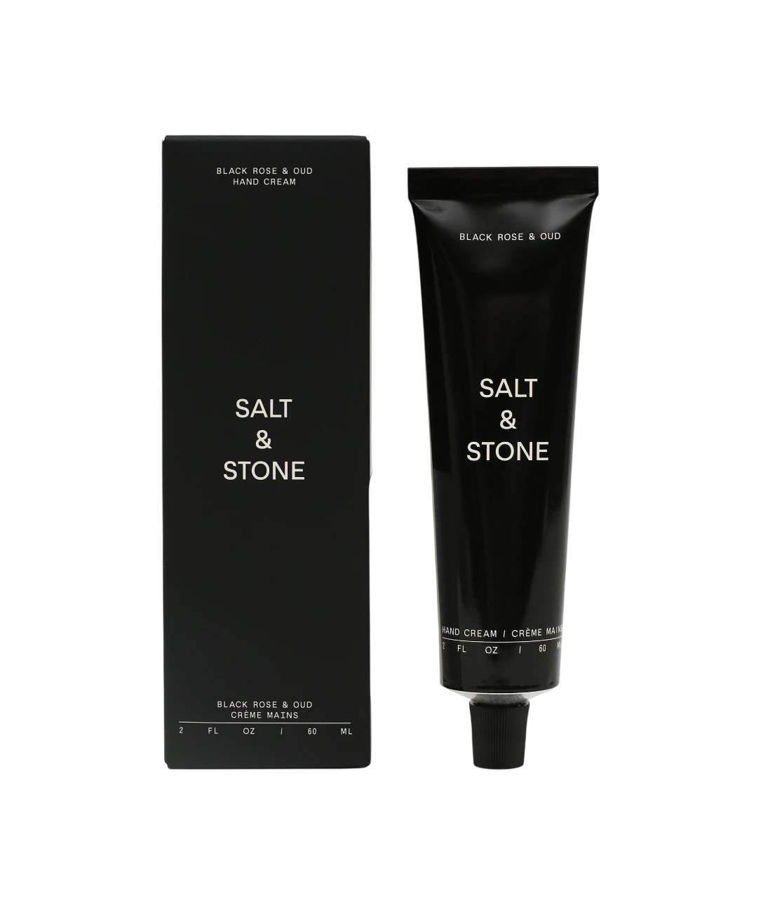 Зволожувальний крем для рук чорна троянда та уд Salt & Stone Hand Cream, 60 мл