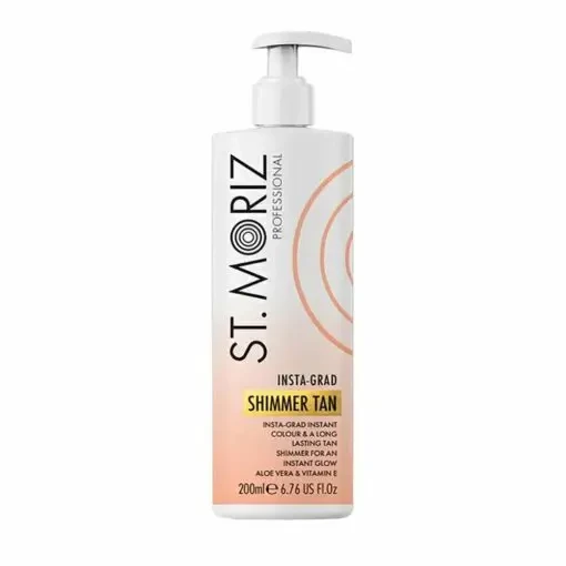Засіб для легкої засмаги з ефектом шимеру St. Moriz Professional Insta-Grad Shimmer Tan, 200 мл