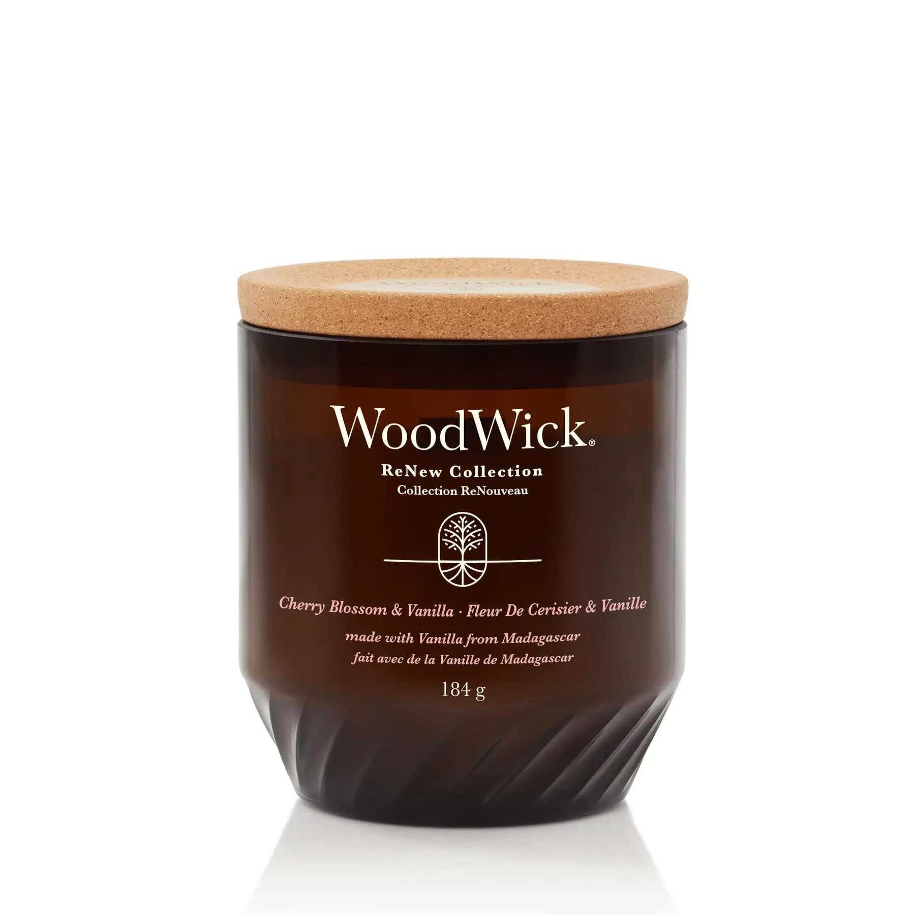 Свічка з вишневим цвітом Cherry Blossom & Vanilla RENEW Woodwick, 184 г