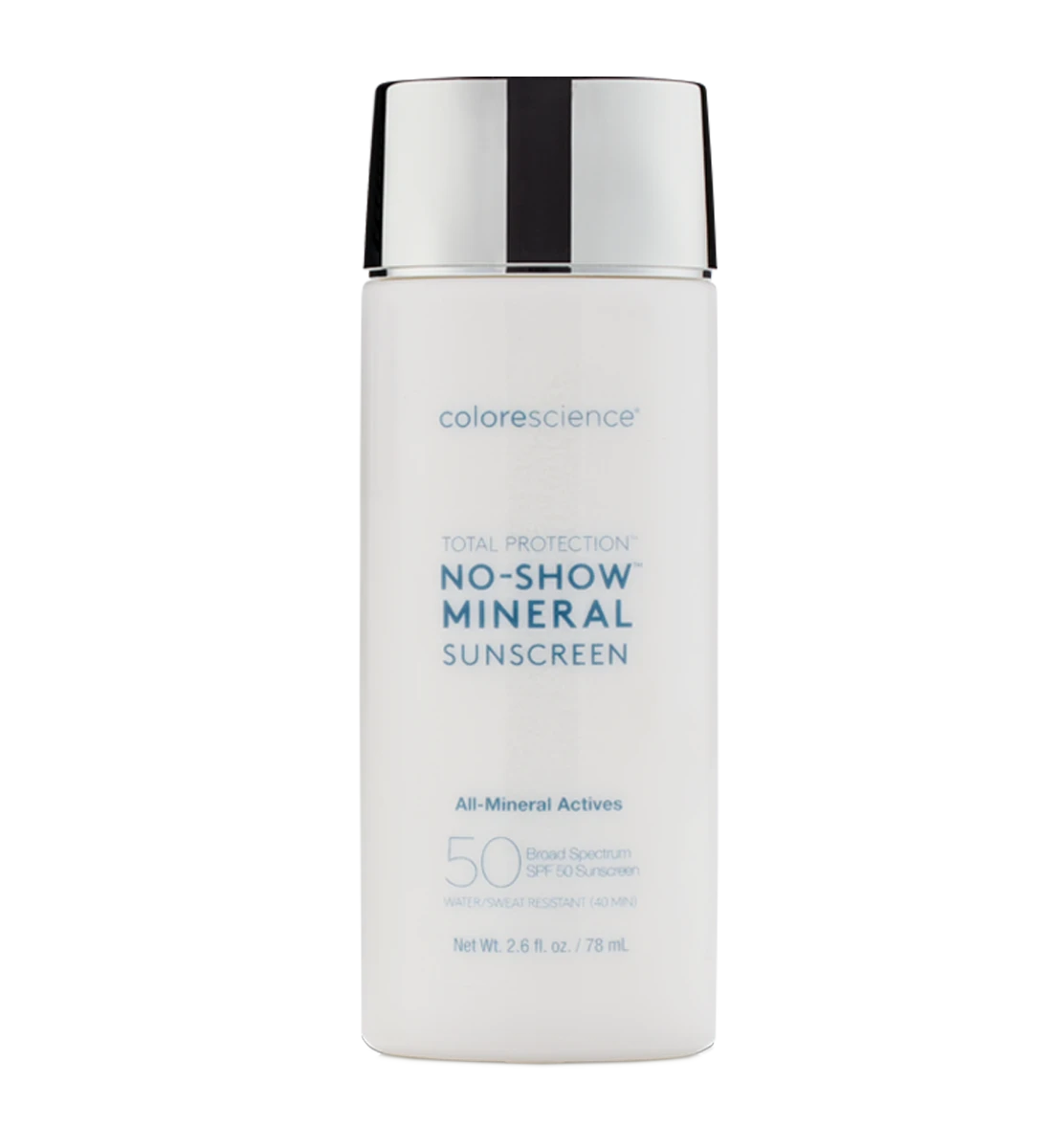 Прозорий мінеральний сонцезахисний флюїд No-Show Mineral Sunscreen SPF 50, 78 мл