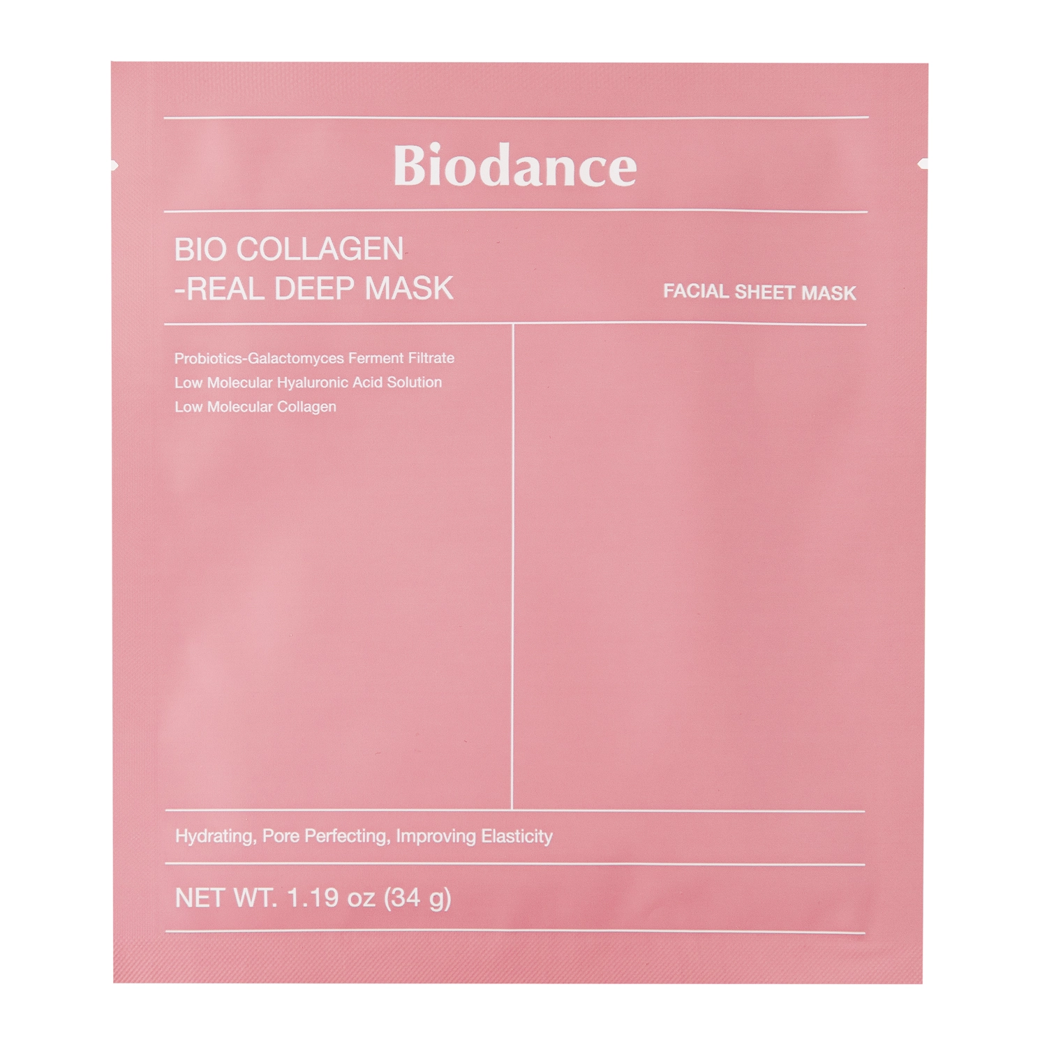 Нічна гідрогелева маска з колагеном Biodance Bio-Collagen Real Deep Mask, 1 шт