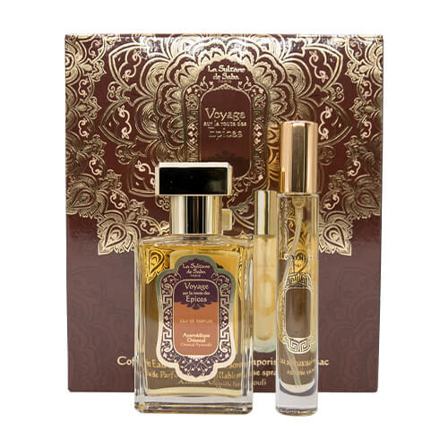 Набір парфумів La Sultane De Saba Set Voyage sur la Route des Epices Coffret de Parfum Ayurvedic
