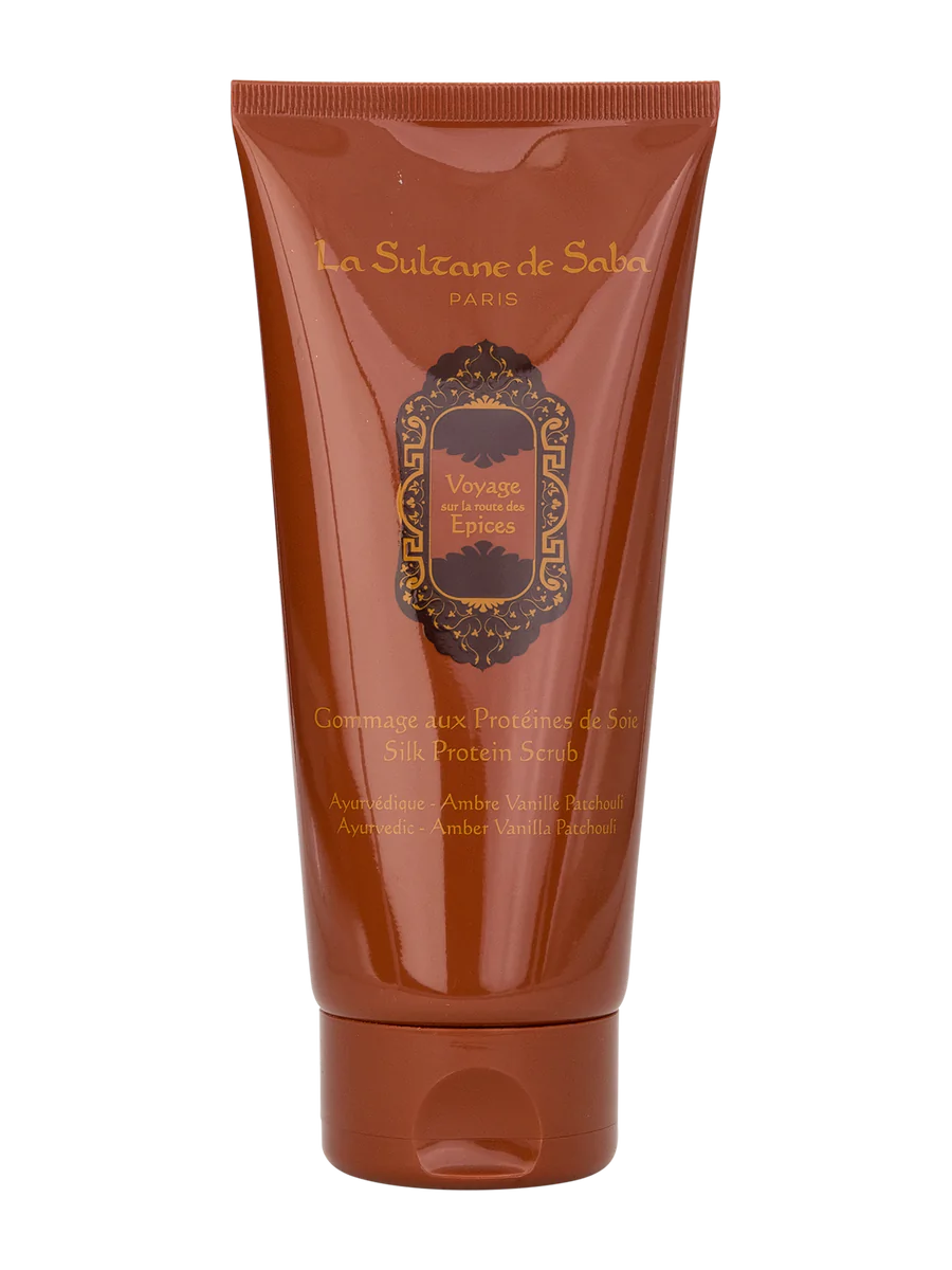Шовковий скраб для тіла Аюрведичний La Sultane De Saba Silk Protein Scrub Ayurvedique, 200 мл