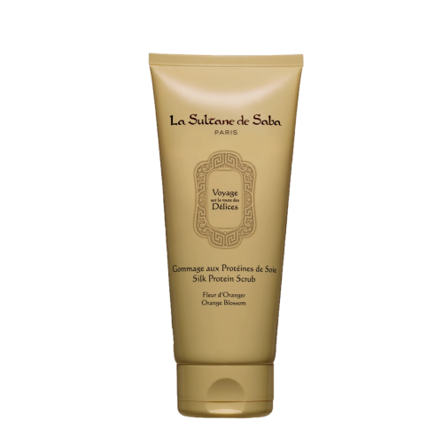 Шовковий скраб для тіла Квіти Апельсину La Sultane De Saba Silk Protein Scrub KFO, 200 мл