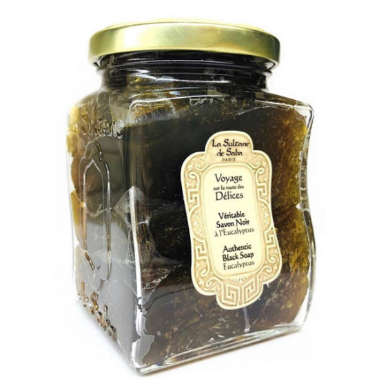 Чорне мило з евкаліптом La Sultane De Saba Eucalyptus Black Soap, 300 мл