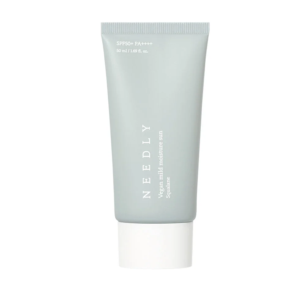 Зволожуючий сонцезахисний крем з рослинним скваланом Vegan Mild Moisture Sun SPF50+ PA++++, 50 мл