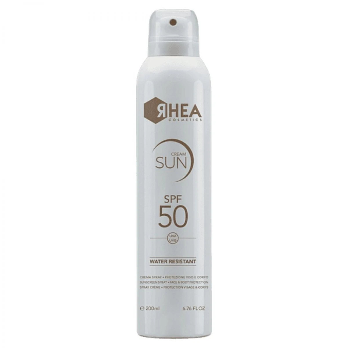 Кремовий сонцезахисний спрей SPF50 Rhea CreamSun, 200 мл