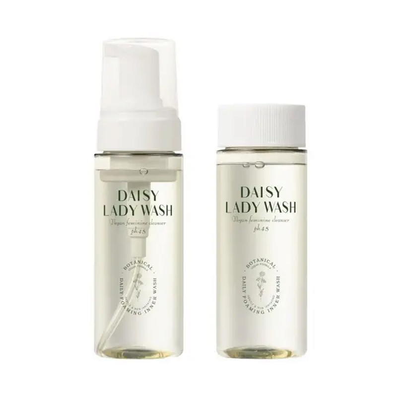 Веганська пінка для інтимної гігієни з запасним блоком CU Dr. Solution Daisy Lady Wash, 150+150 мл