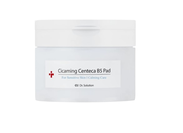 Заспокійливі педи з центеллою та пантенолом CU Dr. Solution Cicaming Centeca B5 Pad, 80 шт