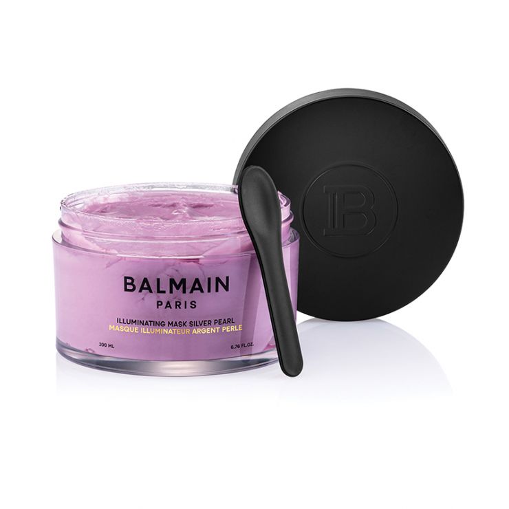 Освітлювальна маска для світлих відтінків блонд Balmain Illuminating Mask Silver Pearl, 200 мл