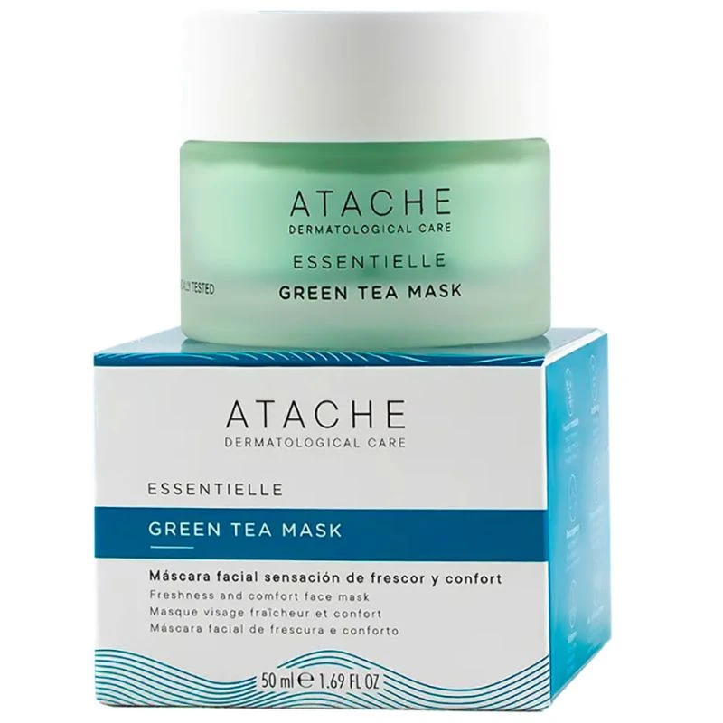 Маска з екстрактом зеленого чаю Atache Essentielle Reafirming Mask Green Tea, 50 мл