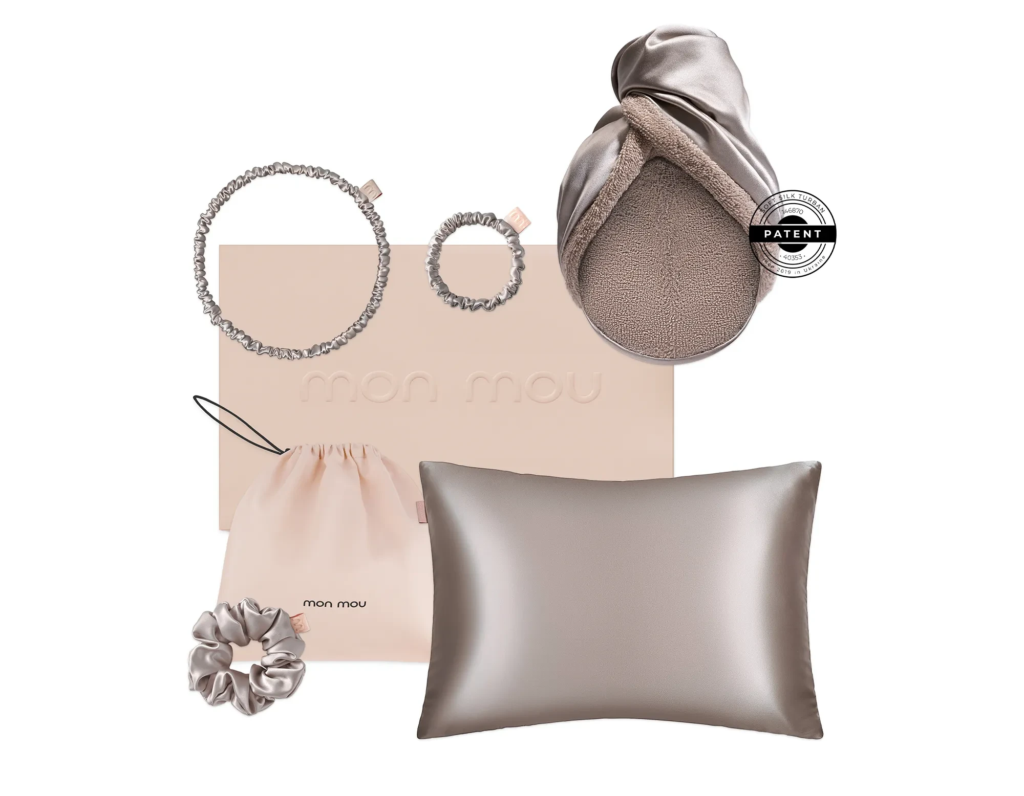 Подарунковий набір Mon Mou Soft Silk Set Taupe