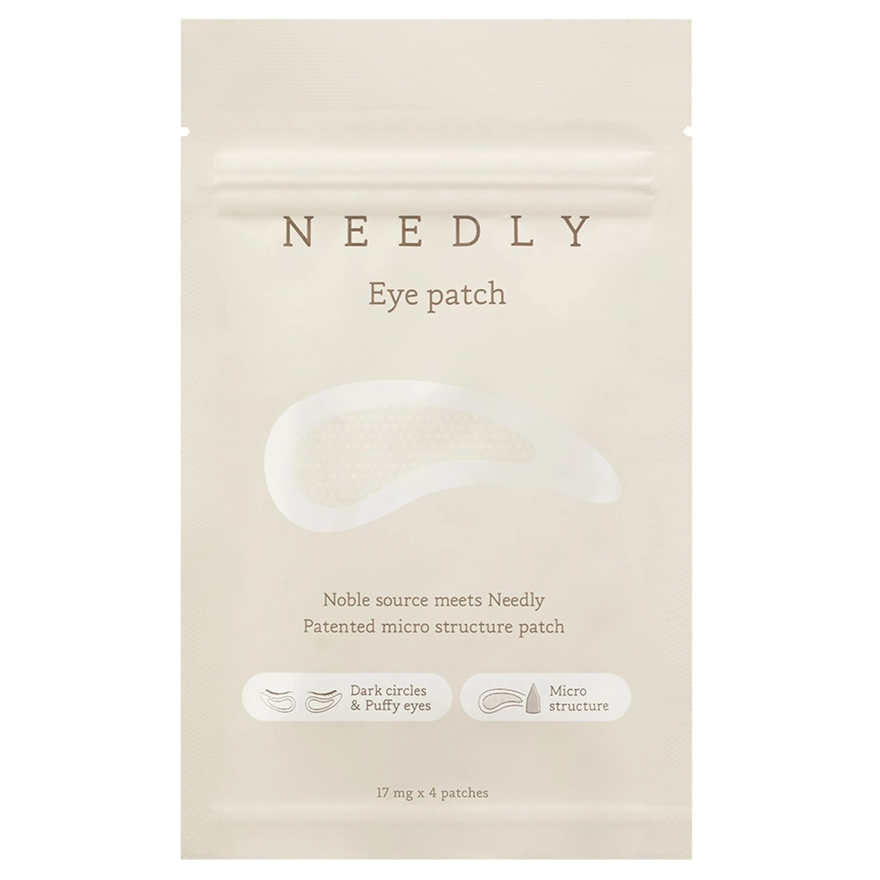 Мікроголкові патчі для шкіри навколо очей Needly Eye Patch, 4 шт