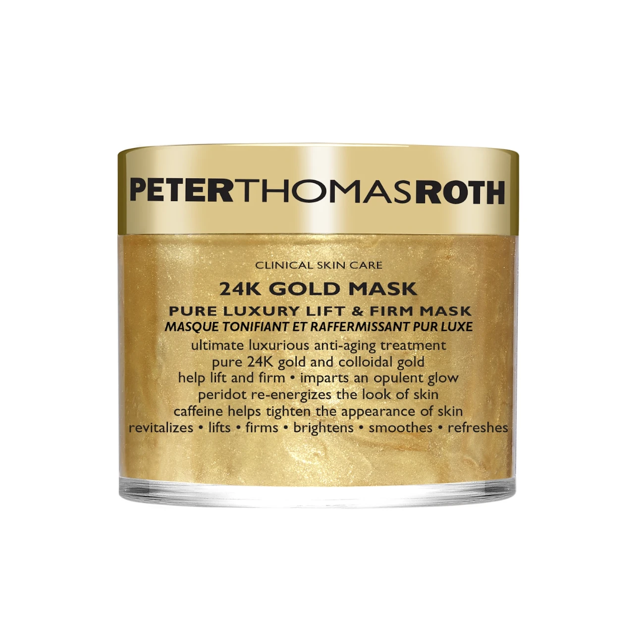 Маска для обличчя з 24-каратним золотом 24K Gold Mask Pure Luxury Lift and Firm, 50 мл