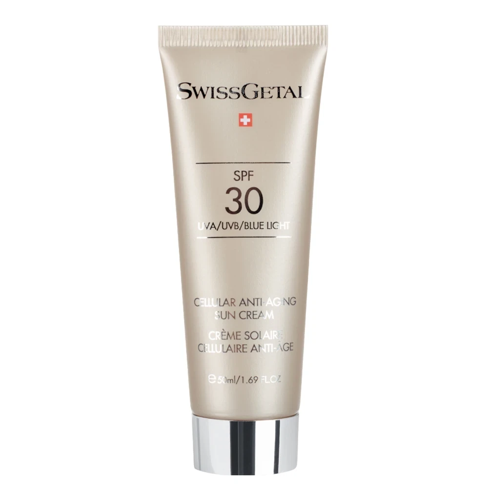 Sale! Сонцезахисний антивіковий крем SwissGetal Cellular Anti-Aging Sun Cream SPF 30, 50 мл