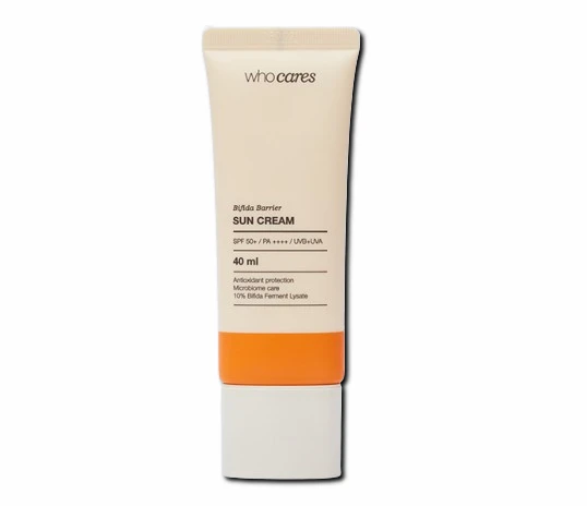 Sale! Сонцезахисний крем з антиоксидантним захистом WhoCares Bifida Barrier Sun Cream, 40 мл