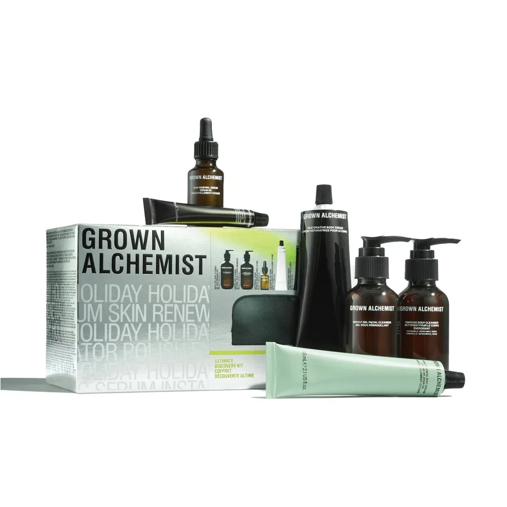 Sale. Вишуканий набір фаворитів у тревел косметичці Grown Alchemist Ultimate Discovery Kit