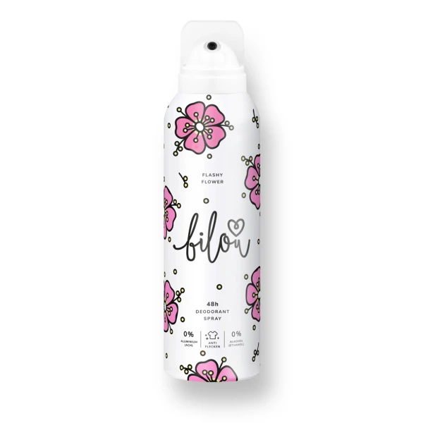 Sale! Дезодорант-спрей Bilou Deodorant Spray Flashy Flower, 150 мл