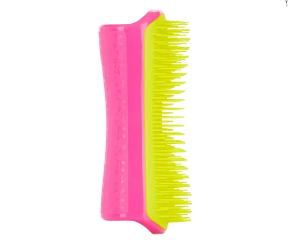Sale! Щітка для розплутування шерсті собаки Pet Teezer Mini Detangling & Grooming Pink/Yellow