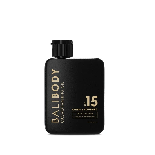 Масло для засмаги з какао Cacao Tanning Oil SPF15, 100 мл