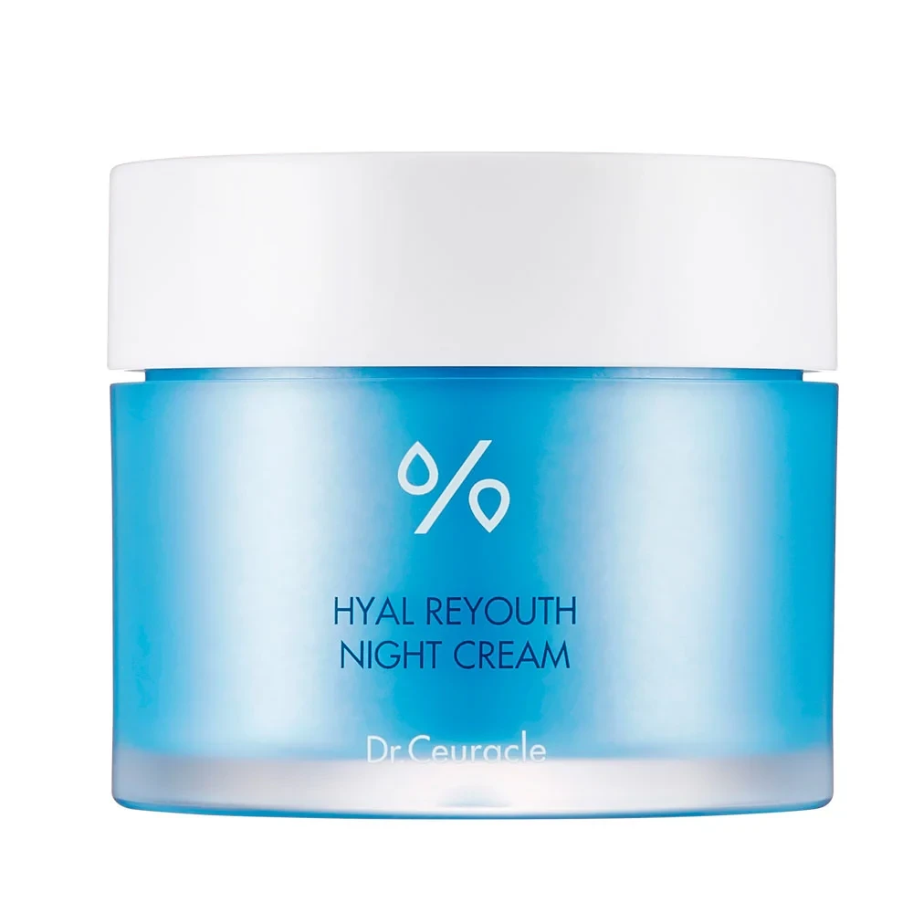 Sale! Зволожуючий нічний крем-маска з гіалуроновою кислотою Dr. Ceuracle Hyal Reyouth Night Cream, 60 г