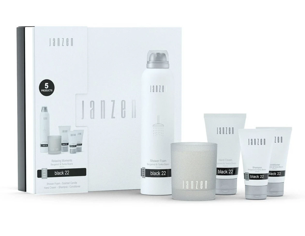 Sale. Подарунковий набір Janzen Relaxing Moments Black 22