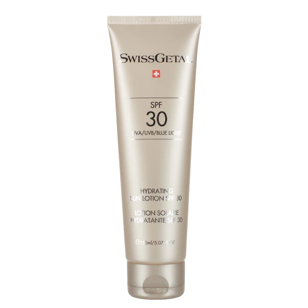 Sale! Сонцезахисний зволожувальний лосьйон SwissGetal Hydrating Sun Lotion SPF 30, 150 мл