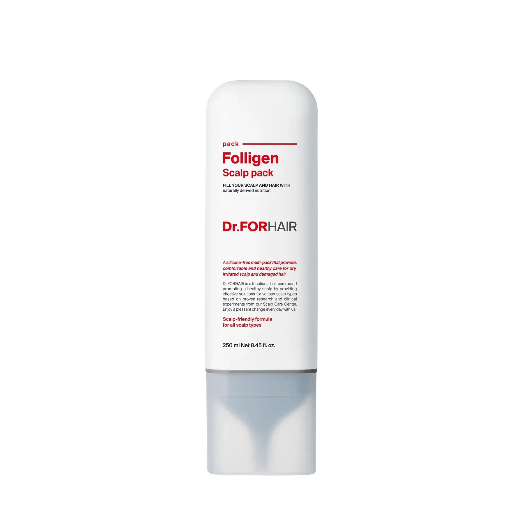 Оздоровлююча маска-догляд для шкіри голови Dr.FORHAIR Folligen Scalp Pack, 250 мл