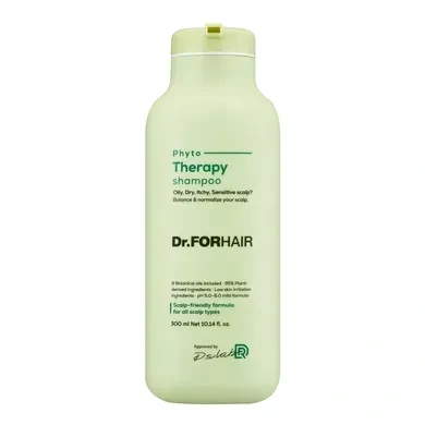 Фітотерапевтичний шампунь для чутливої шкіри голови Dr.FORHAIR Phyto Therapy Shampoo, 300 мл