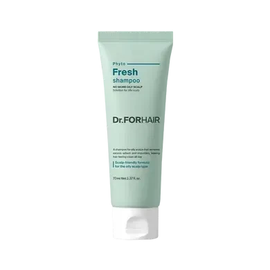 Міцелярний шампунь для жирної шкіри голови Dr. FORHAIR Phyto Fresh, 70 мл