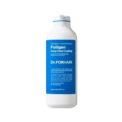 Глибокоочищаючий шампунь з ефектом охолодження Folligen Deep Clean Cooling Shampoo, 500 мл