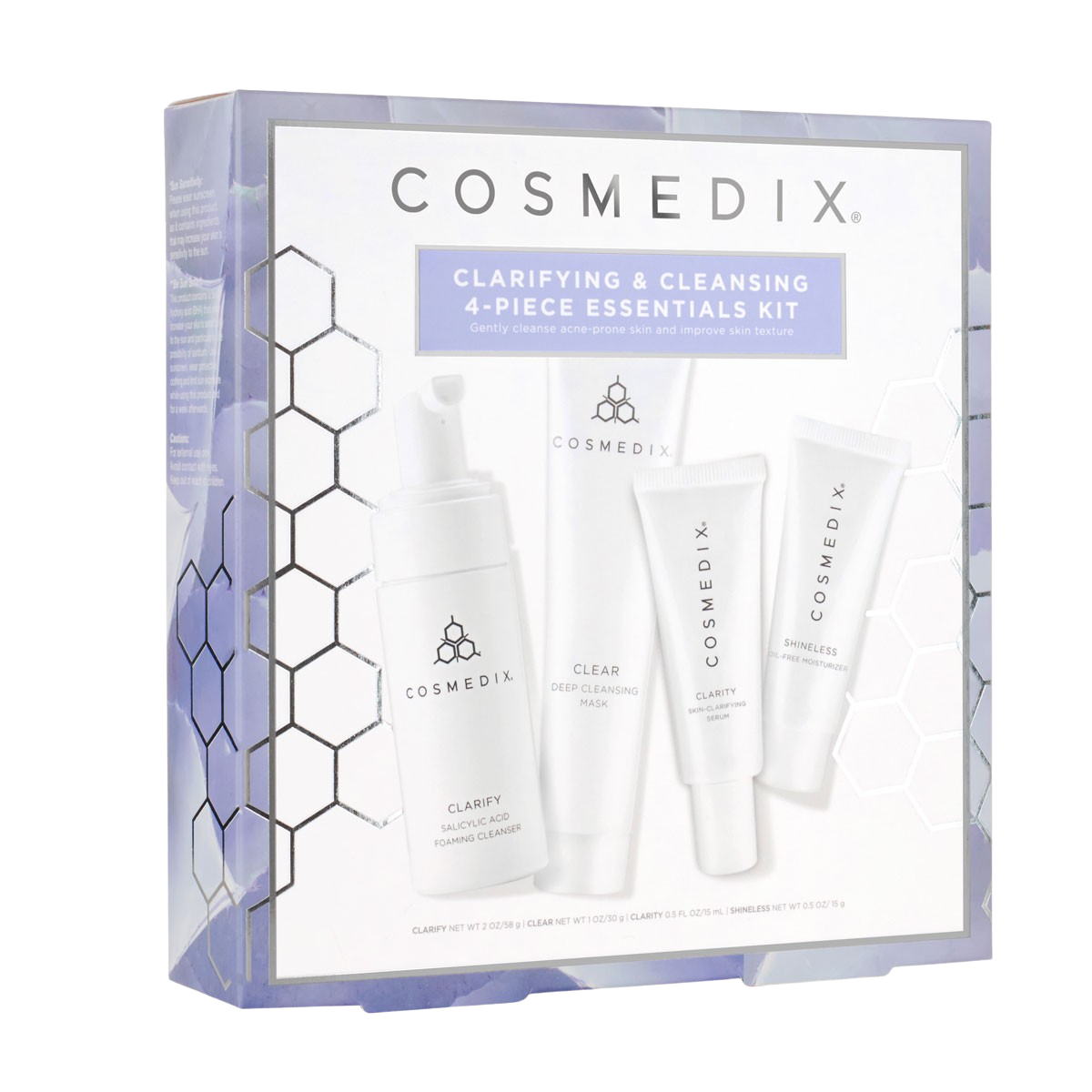 Набір для жирної шкіри схильної до акне Cosmedix Clarifying & Cleansing Kit